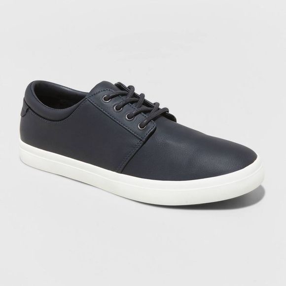 Men's Rome Sneakers - Goodfellow & Co Black 11.5 - Picture 1 of 3
